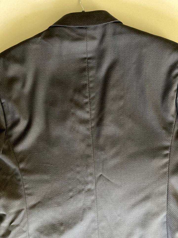 Translation missing: en.AX Armani Exchange Men's Modern-Fit Wool Pindot Blazer in Midnight Blue-38S