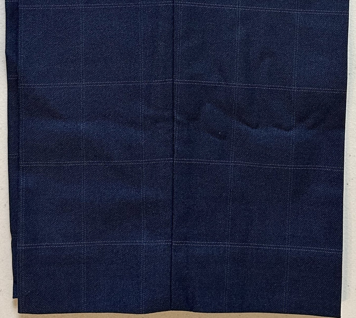 Translation missing: en.Perry Ellis Men's Slim-Fit Flat Front Dress Pants in Navy-33x32
