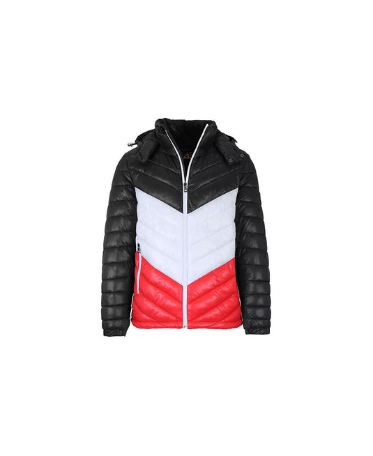 Translation missing: en.Galaxy By Harvic Men's Heavyweight Quilted Hooded Puffer Bubble Jacket Multi-XL