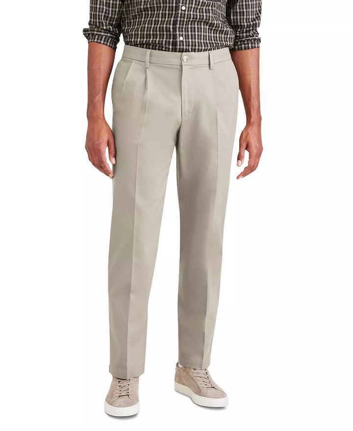 Translation missing: en.Dockers Signature Khaki Pants Cloud 33x30 Classic Fit Stain Defender Pleated