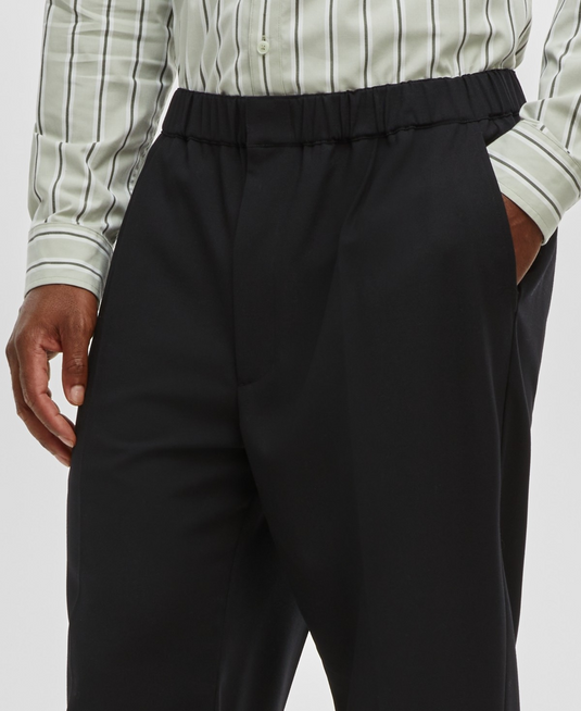 Translation missing: en.Mode of One Men's Cropped Trousers XL 40-42Wx 26.5 Black Relaxed-Fit