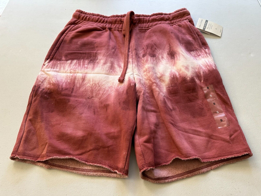 Translation missing: en.Sun + Stone Men's Regular-Fit Garment-Dyed 8" Fleece Shorts Apple Butter-Small