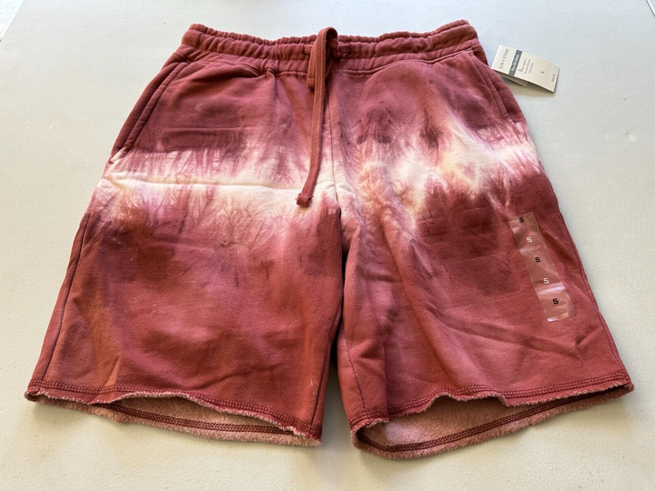 Translation missing: en.Sun + Stone Men's Regular-Fit Garment-Dyed 8" Fleece Shorts Apple Butter-Small