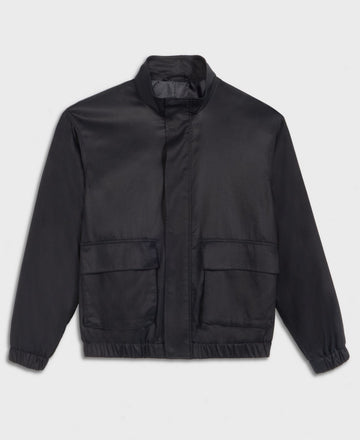 Translation missing: en.Mode of One Men's Multi Pocket Jacket Soft Smooth Texture Deep Black-Size Small