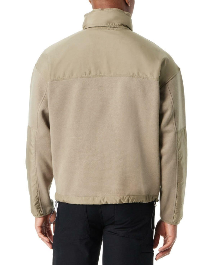 Translation missing: en.Bass Outdoor Men's Reg-Fit Convertible Hood 1/4-Zip Sweatshirt Green-Large New