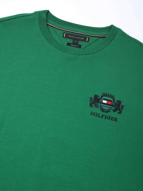 Translation missing: en.Tommy Hilfiger Men's Big &amp; Tall Embroidered Hilfiger Crest T-Shirt Green-2XLT