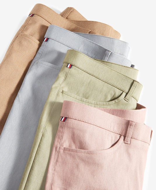Translation missing: en.Tommy Hilfiger Finn Twill Pants Men's 40x30 Grey Modern-Fit Stretch Fabric Waist