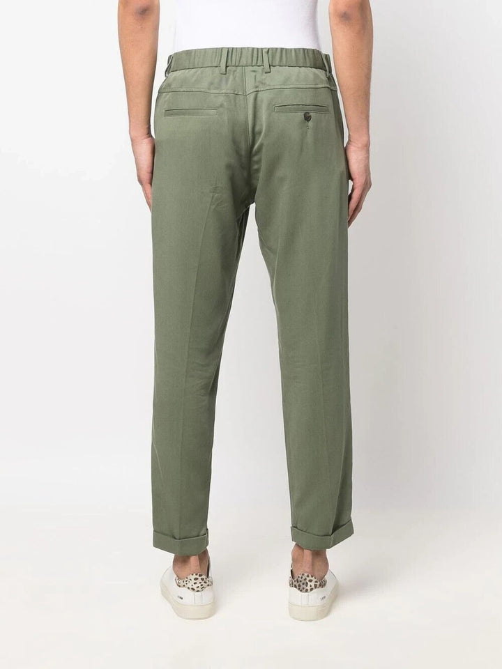 Translation missing: en.Vince Men's 100% Lyocell Solid Cuffed Regular Fit Pants in Yucca Pine-Size 34