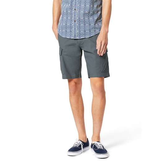 Translation missing: en.Dockers Men's Smart 360 Tech 9" Cargo Shorts Stretch Cool Slate Grey-42W
