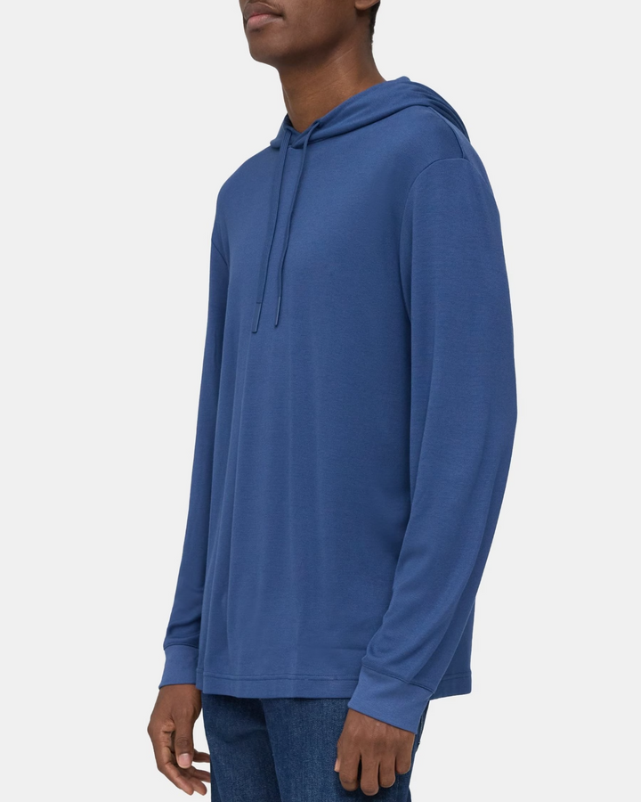 Translation missing: en.Theory Men's Modal Blend Traer Jersey Hoodie in Sargasso Blue M0199526-2XL