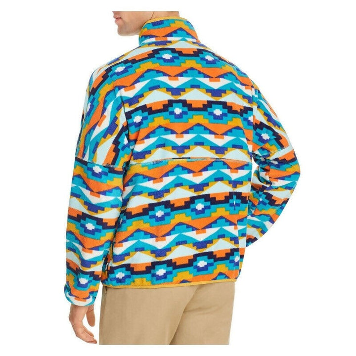 Translation missing: en.Penfield Men's Melwood Geo Fleece Half-Zip Fleece Sweater Teal -Size Medium