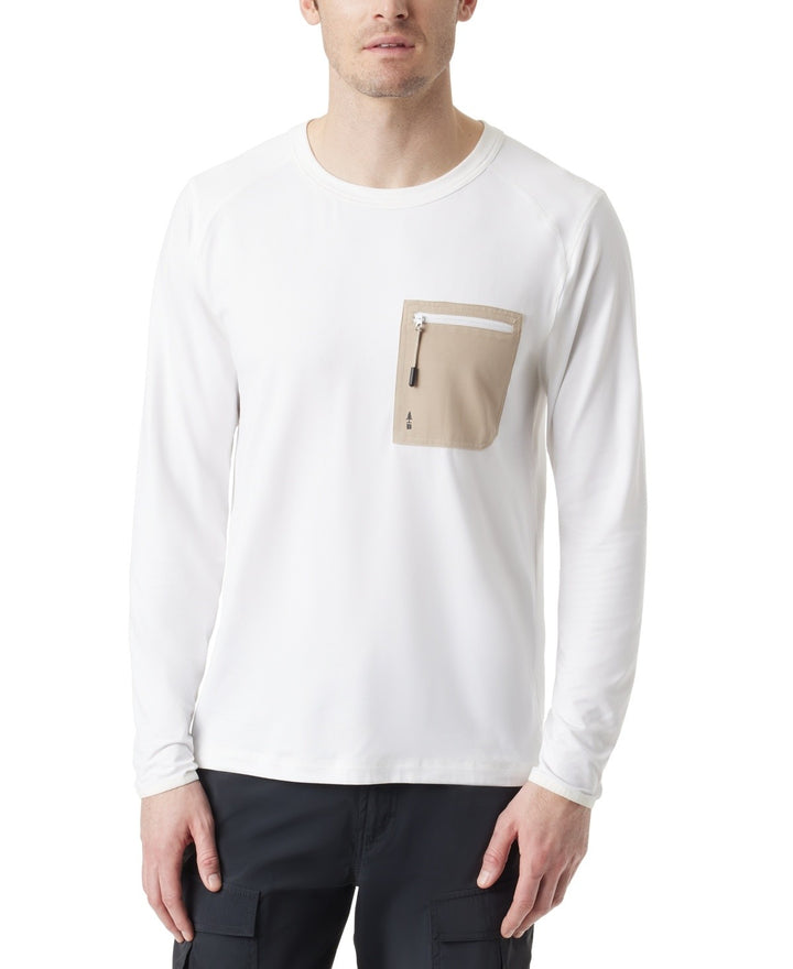Translation missing: en.Bass Outdoor Utili-Tee T-Shirt Men's Sz XL White Long-Sleeve Cotton/Spandex