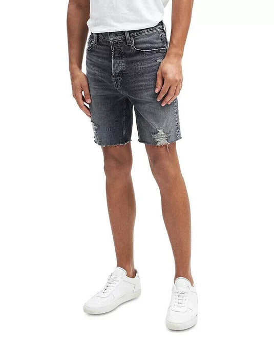 Translation missing: en.7 For All Mankind Men's Straight Vintage Distressed Jean Shorts in Birchwoody-31