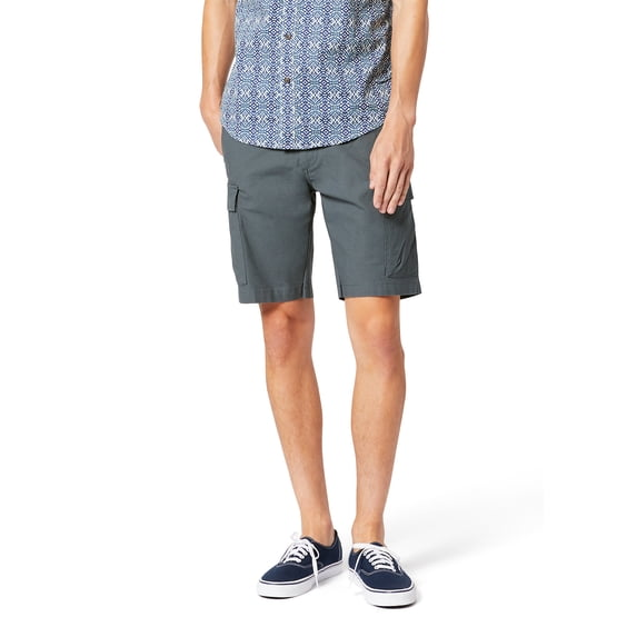 Translation missing: en.Dockers Men's Smart 360 Tech 9" Cargo Shorts Stretch Cool Slate Grey-40W