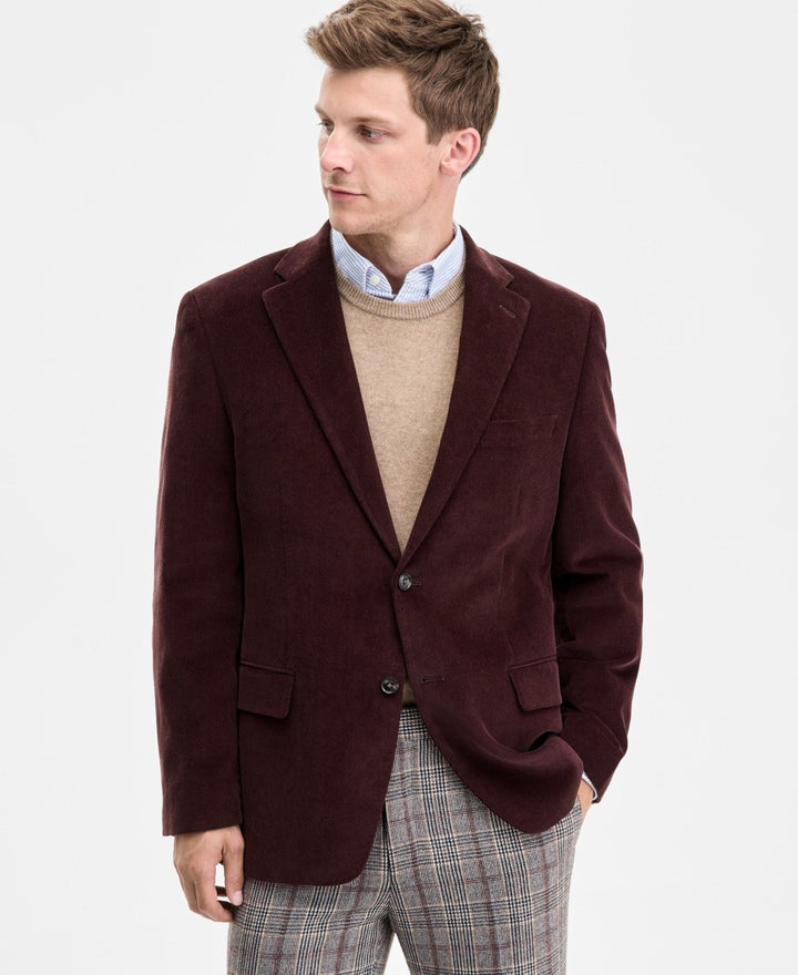 Translation missing: en.Tommy Hilfiger Daltry Men's Modern-Fit Corduroy Sport Coat Chestnut Brown-46R