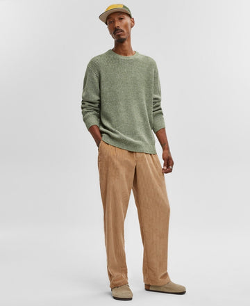 Translation missing: en.Mode of One Men's Long-Sleeve Relaxed Crewneck Sweater - Wild Ivy - Small