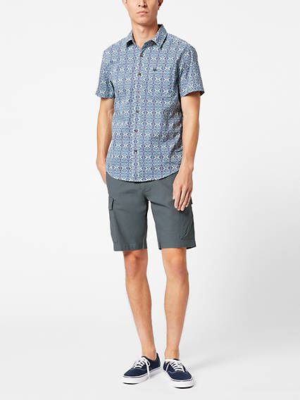 Translation missing: en.Dockers Men's Smart 360 Tech 9" Cargo Shorts Stretch Cool Slate Grey-42W