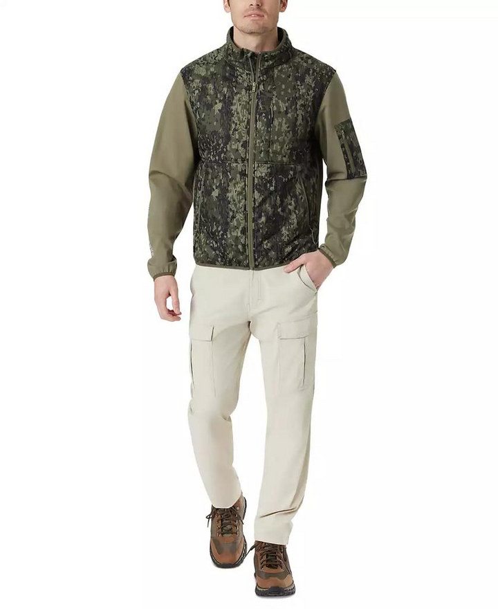 Translation missing: en.Bass Outdoor Men's Earlybird Runner Camo Jacket Bark Camo Deep Lichen-Small