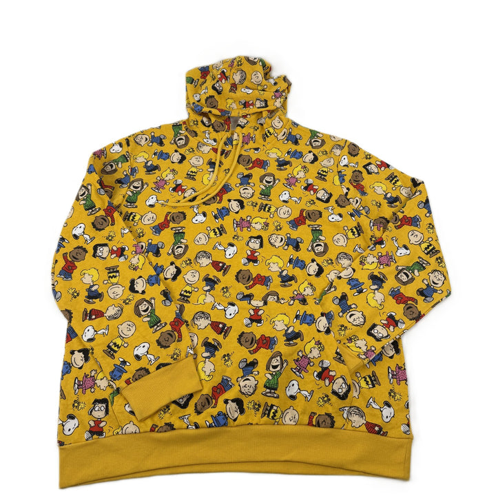 Translation missing: en.Hybrid Mens Peanuts Charlie Brown &amp; Friends Regular-Fit Fleece Hoodie Gold-Large