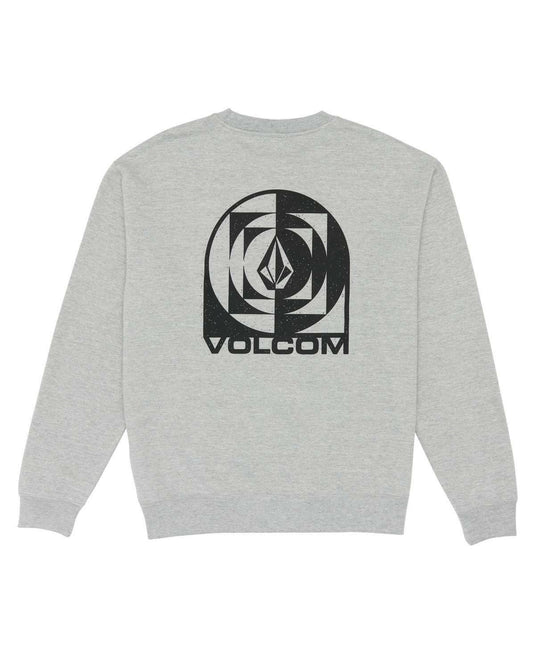 Translation missing: en.Volcom Men's Echo Chamber Crew Neck Fleece Sweatshirt, Heather Grey, Small