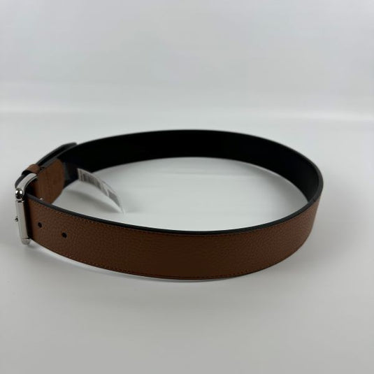 Translation missing: en.Michael Kors Mens Pebble Leather Jean Belt Brown-Size 32
