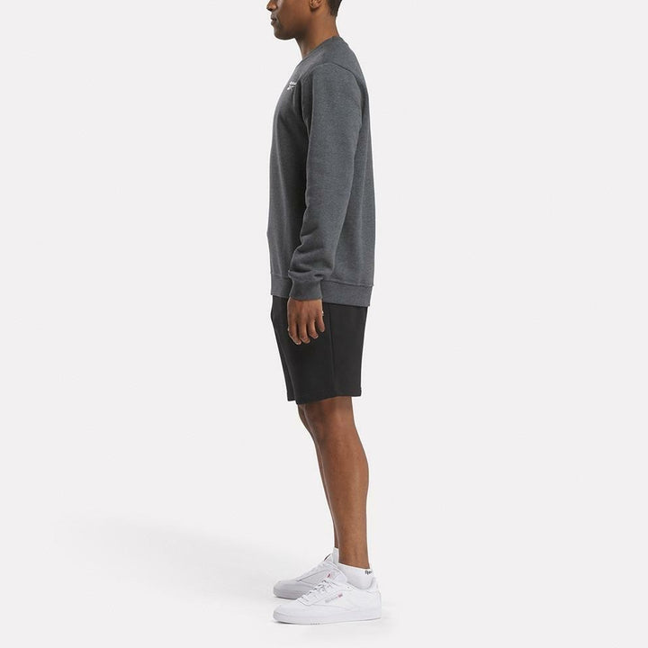Translation missing: en.Reebok Identity Sweatshirt Dark Grey Heather Size XL Logo Fleece Crewneck
