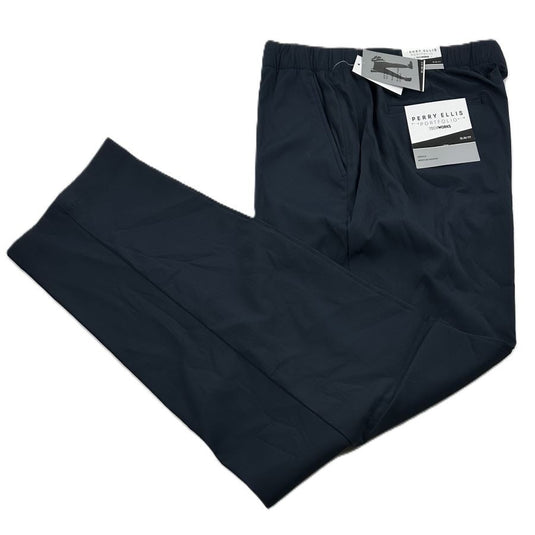 Translation missing: en.Perry Ellis Portfolio Men's Slim-Fit Drawstring Dress Pants - Dark Sapphire-2XL
