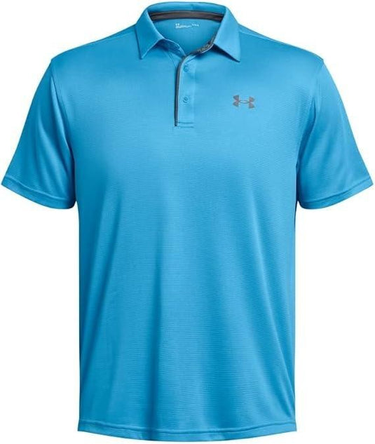 Translation missing: en.Under Armour Men's Tech Golf Polo, 421 Capri Pitch Gray, Size Small Loose Fit