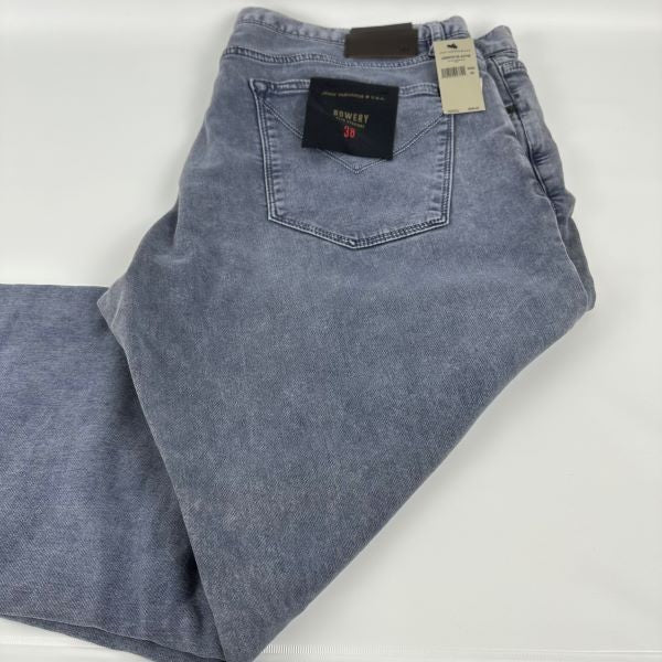 Translation missing: en.John Varvatos Star USA  Mens Bowery Slim Straight Jeans in Dusted Blue-38/33