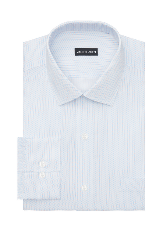 Translation missing: en.Van Heusen Men's Regular-Fit Wrinkle-Free Dress Shirt Sky Coral 16-16.5 34/35