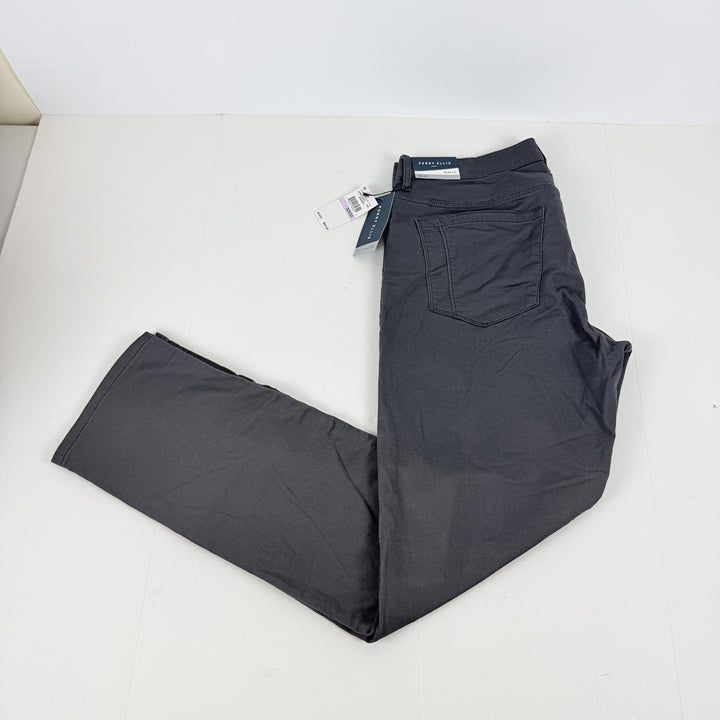 Translation missing: en.Perry Ellis Men's Double-Weave Slim-Fit 5-Pocket Pants Magnet Grey-32x32