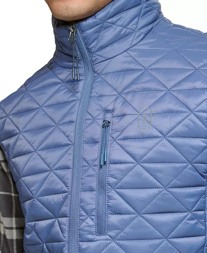 Translation missing: en.Bass Outdoor Men's Delta Diamond Quilted Packable Puffer Vest - Blue Indigo-2XL