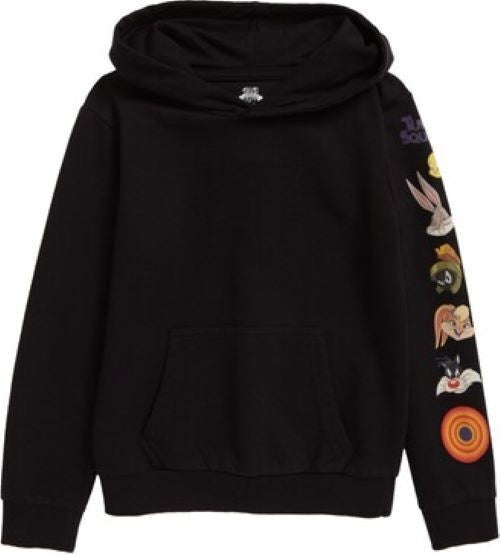 Translation missing: en.Eleven Paris Men's Space Jam: A New Legacy Print Hoodie in Black-Size Large