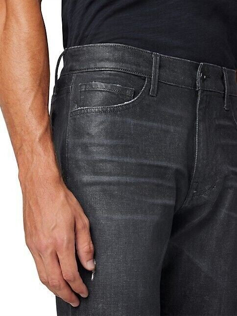 Translation missing: en.Joe's Jeans Men's The Dean Slim &amp; Tapered Coated  Destroyed Jeans in Heist-38/34