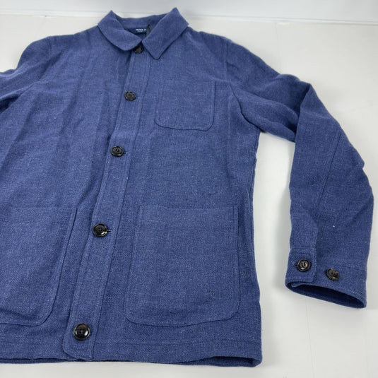 Translation missing: en.Peter Millar Mens Crown Crafted Solstice Tailored Chore Coat Blue MS24XZ67-Small