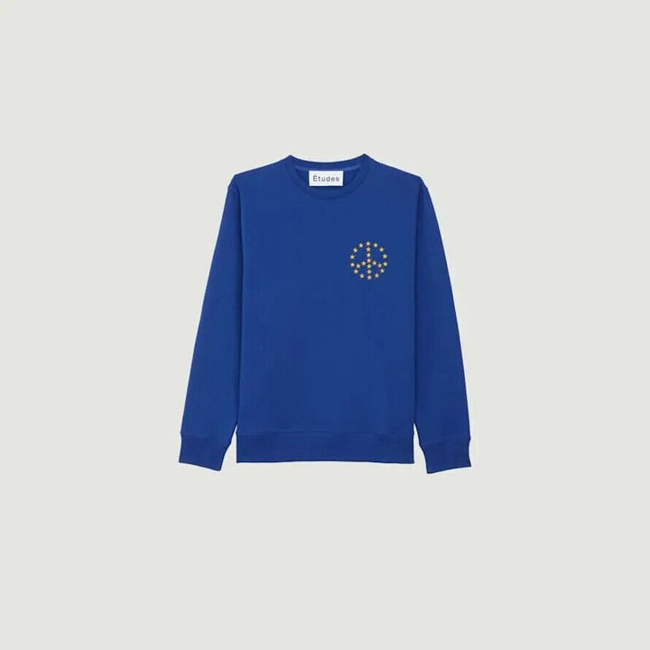 Translation missing: en.Etudes Men's 100% Organic Cotton Story Peace Blue Sweatshirt-Size XL