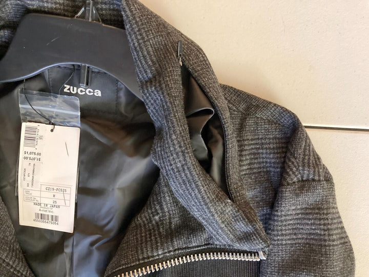 Translation missing: en.ZUCCa Men's 7 GROSGRAIN COMBINATION Jacket Grey/Black-Medium