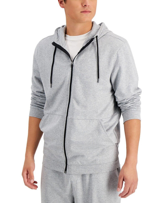 Translation missing: en.Alfani Men's Mendoza Lounge Zip Hoodie Charcoal Heather-Small