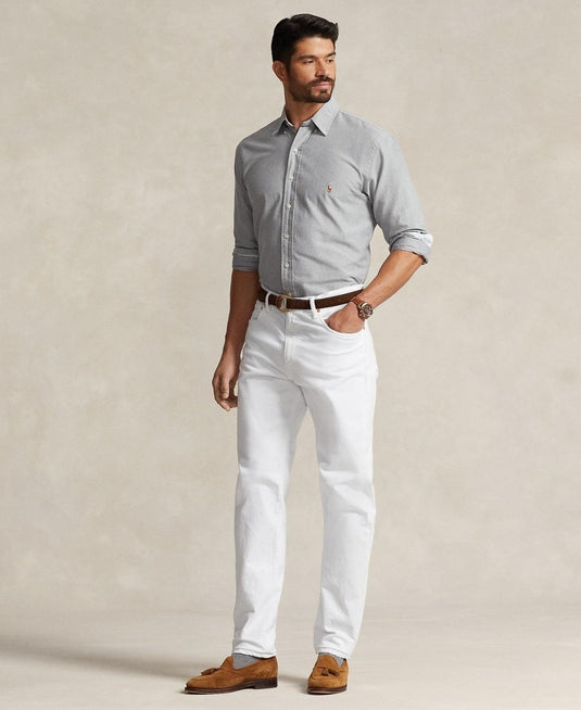 Translation missing: en.Polo Ralph Lauren Men's Big &amp; Tall Iconic Oxford Shirt - Grey-3XB
