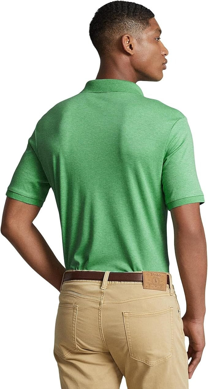Translation missing: en.Polo Ralph Lauren Men's Classic Fit Soft Cotton Polo - Resort Green Heather-2XL