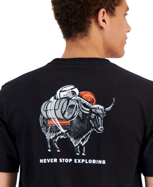 Translation missing: en.The North Face Men's Yak Standard-Fit Graphic T-Shirt - Tnf Black-Large
