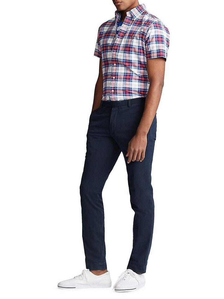Translation missing: en.Polo Ralph Lauren Men's Classic-Fit Short-Sleeve Plaid Oxford Sport Shirt-Small