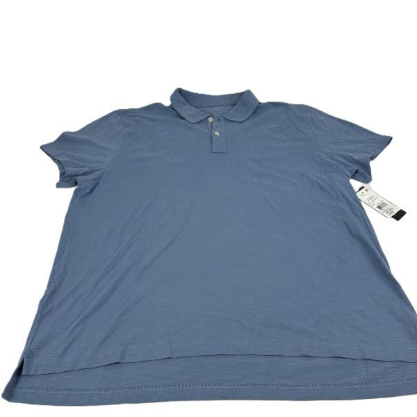 Translation missing: en.The Men's Store at Major Dept Store Cotton Slub Polo Shirt Coronet Blue-XL