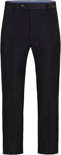 Translation missing: en.Tommy Hilfiger Mens Drew Modern-Fit Solid Corduroy Pants Black DREWPH0A-33x32