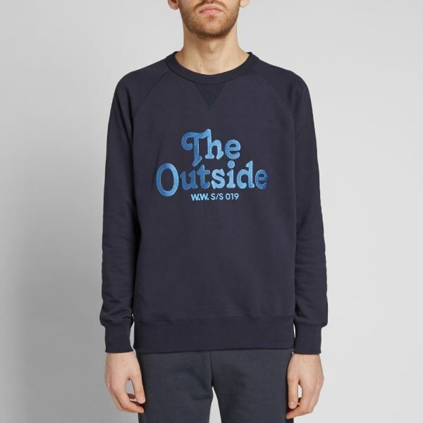 Translation missing: en.WOOD WOOD HESTER THE OUTSIDE SWEAT SHIRT NAVY-SIZE SMALL