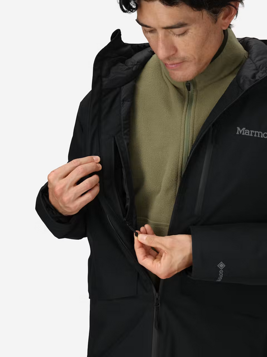 Translation missing: en.Marmot Men's Oslo Gor-Tex Jacket Size XL Black Down Filled Regular Fit