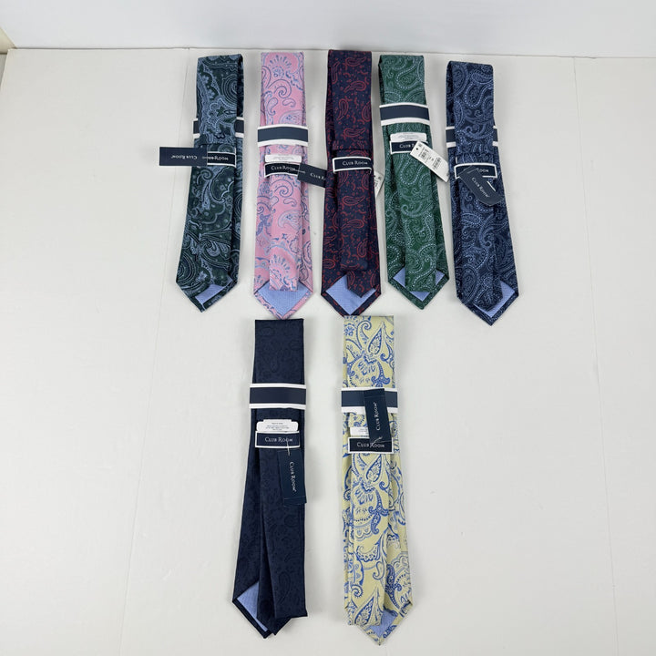 Translation missing: en.Club Room Men's Premium Ties Paisley Business Wedding Formal New Fast Ship -O/S