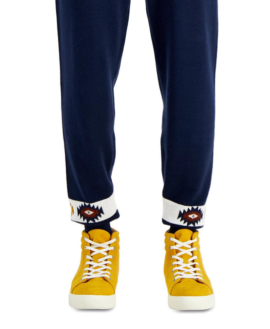 Translation missing: en.Sun + Stone Men's Matty Sweater Jogger Pants in Navy-Size XL