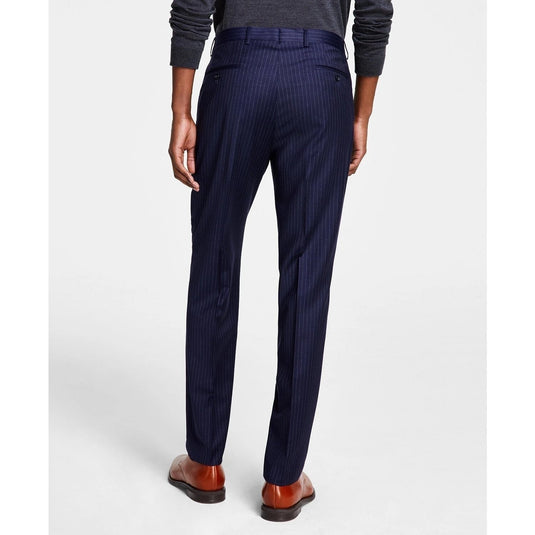 Translation missing: en.Michael Kors Men's Malone Wool-Blend Stretch Dress Pants Pinstripe Navy-31x32