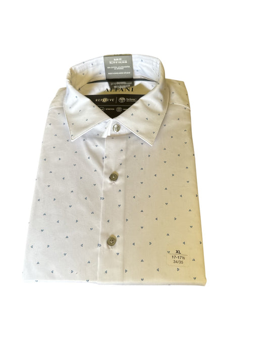 Translation missing: en.Alfani Dress Shirt Men's 14-14.5 32/33 White Slim-Fit Temperature Regulating